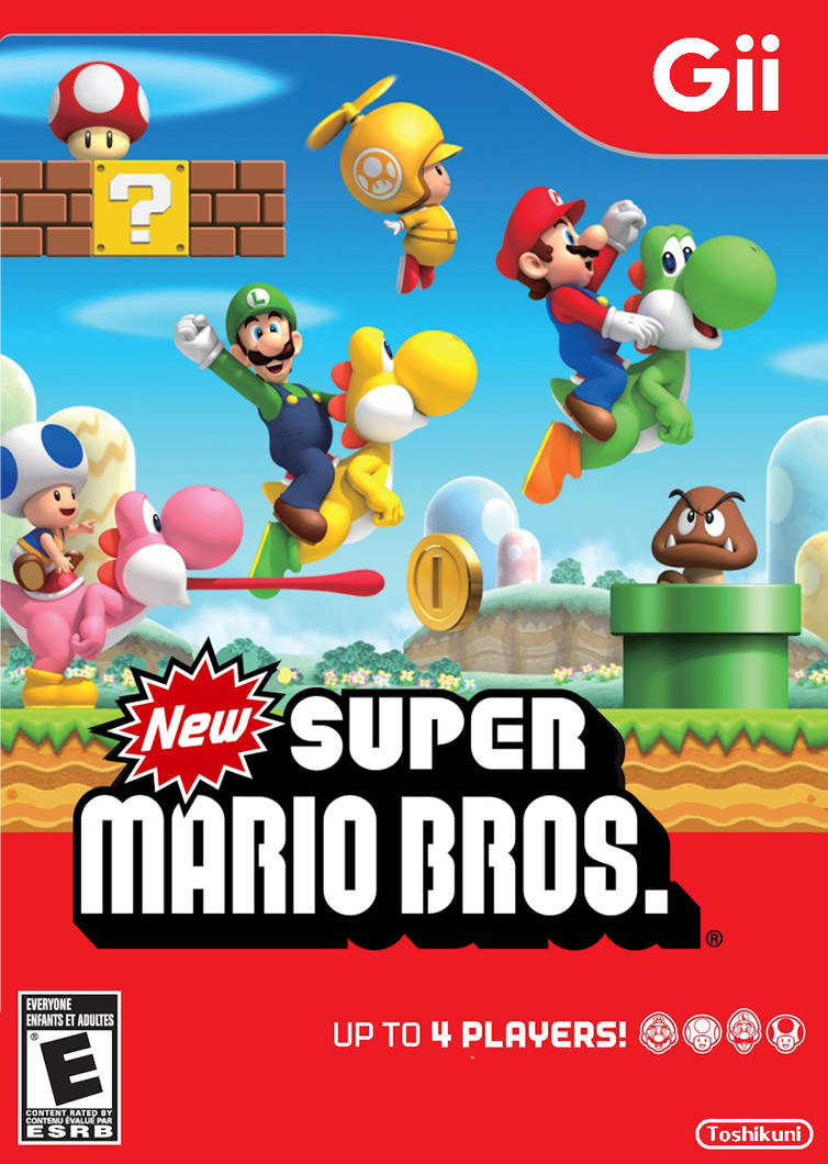 New Super Mario Bros Box Art by DallasLong2019 on DeviantArt