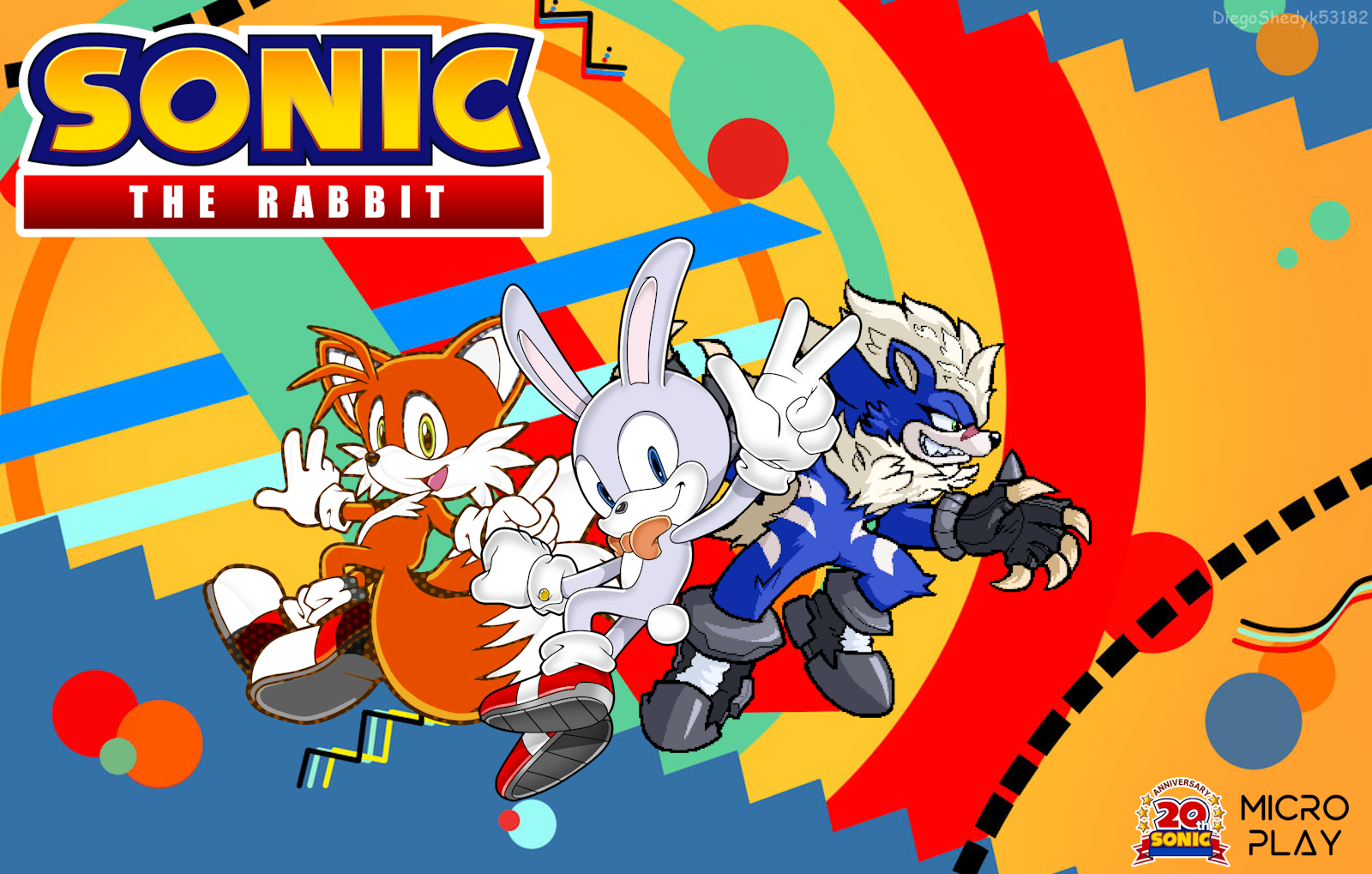 Sonic the Rabbit (20th Anniversary 2010) by DallasLong2019 on DeviantArt