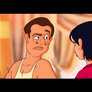 Cartoon Kiss Animated Music video