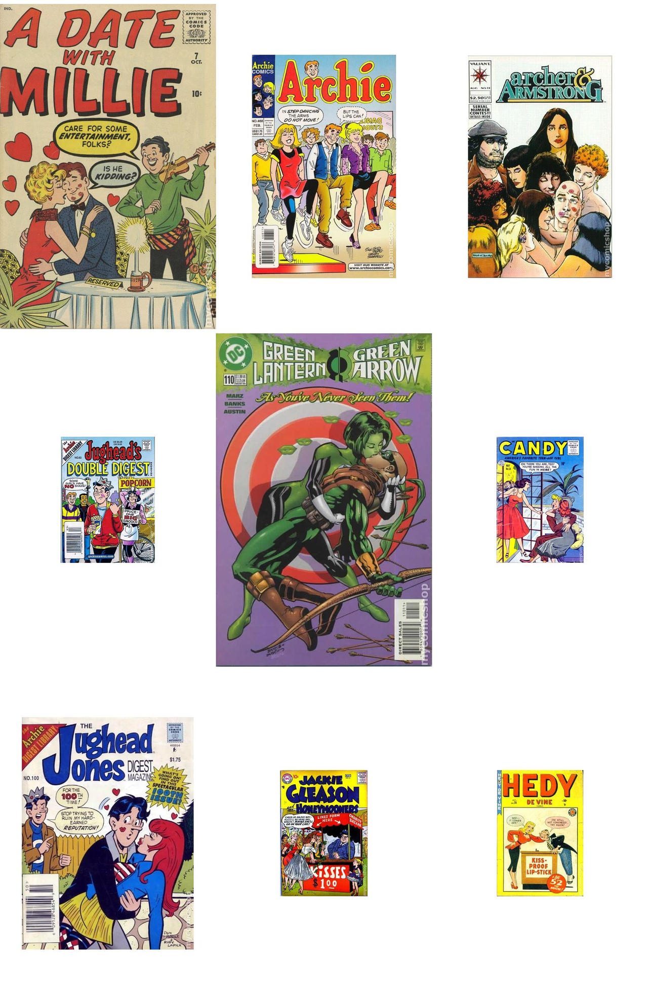 Assorted Comic Covers 6 by akuma319 on DeviantArt