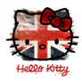 hello kitty British flag