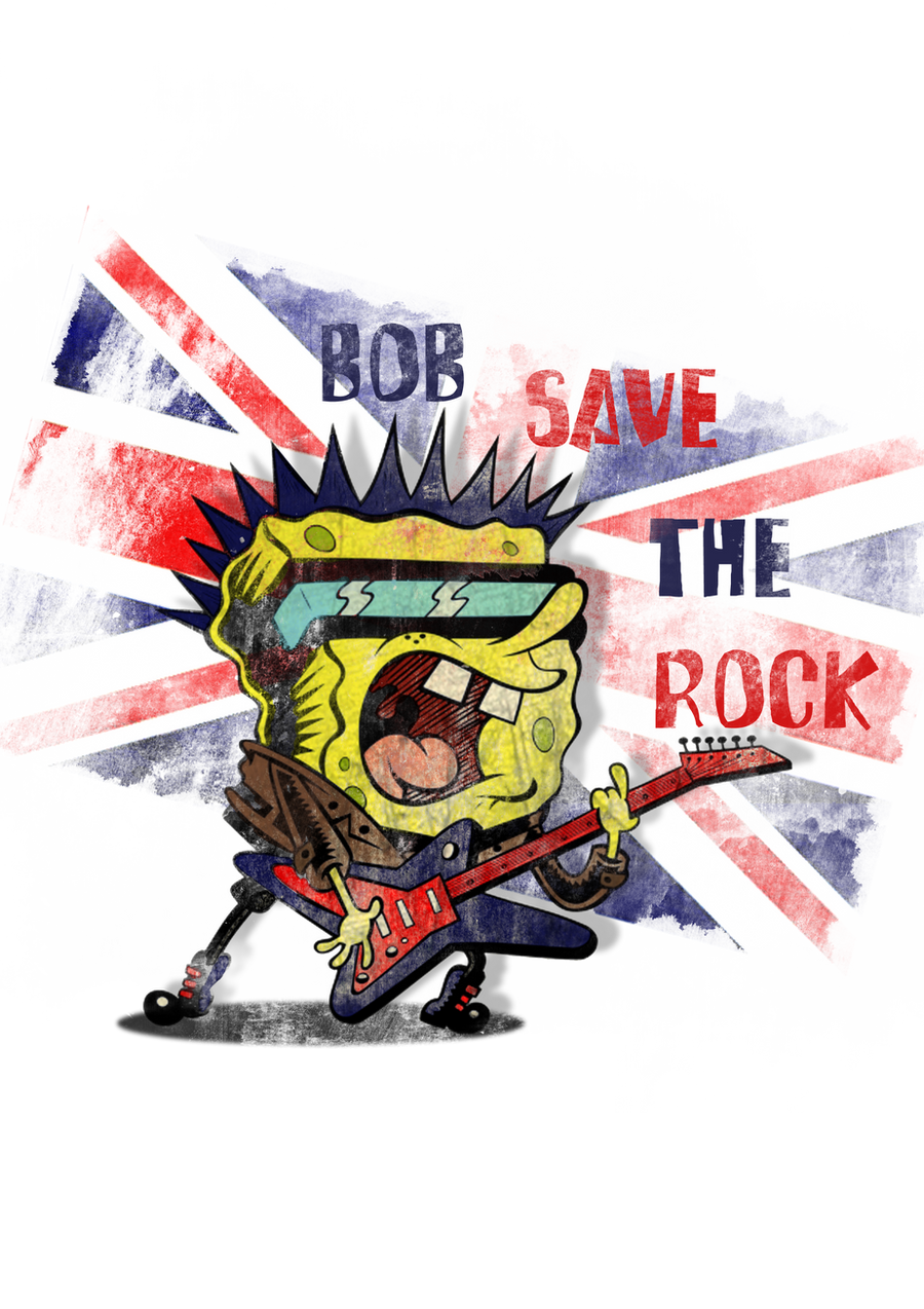 Sponge Bob save the Rock