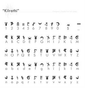 'Kilrathi' font reference