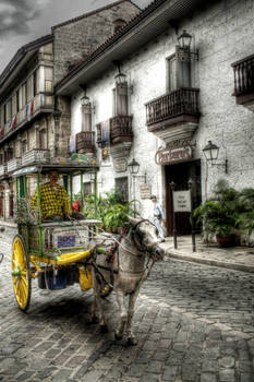 Cobblestone street Intramuros