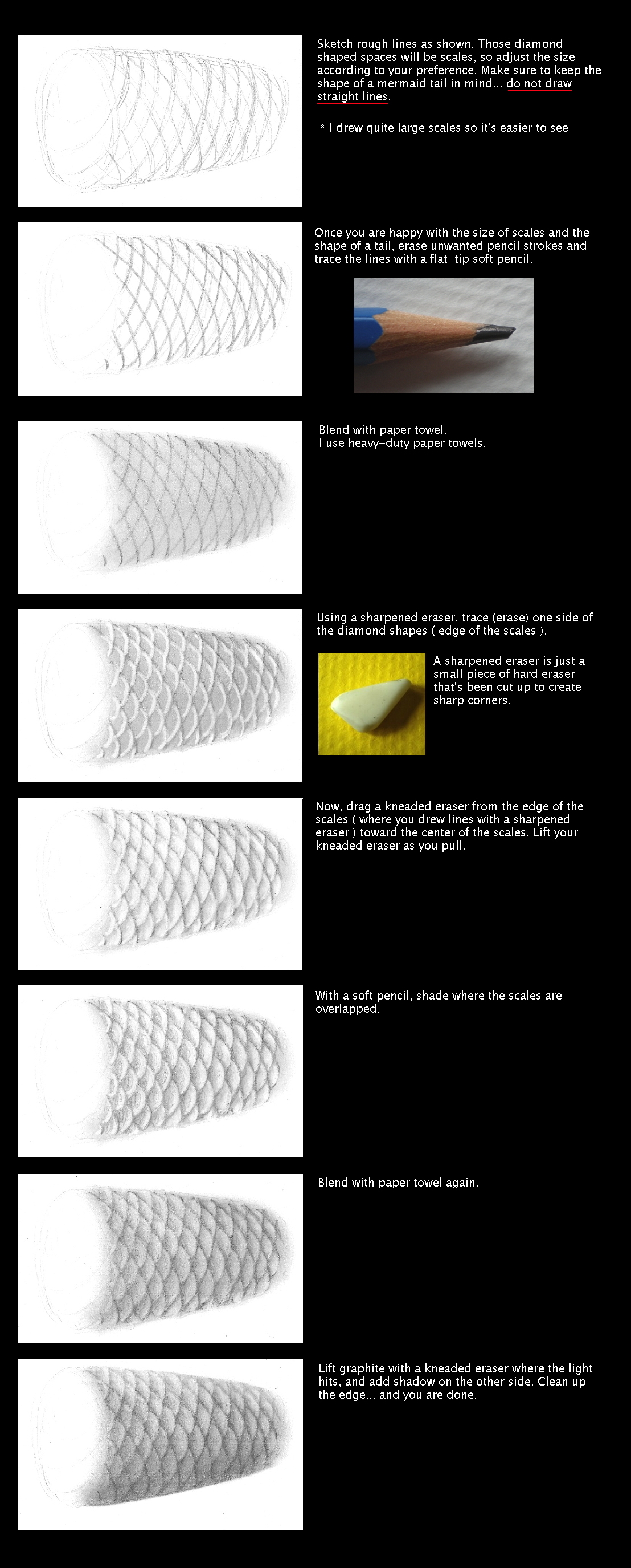 Mermaid Scales Tutorial