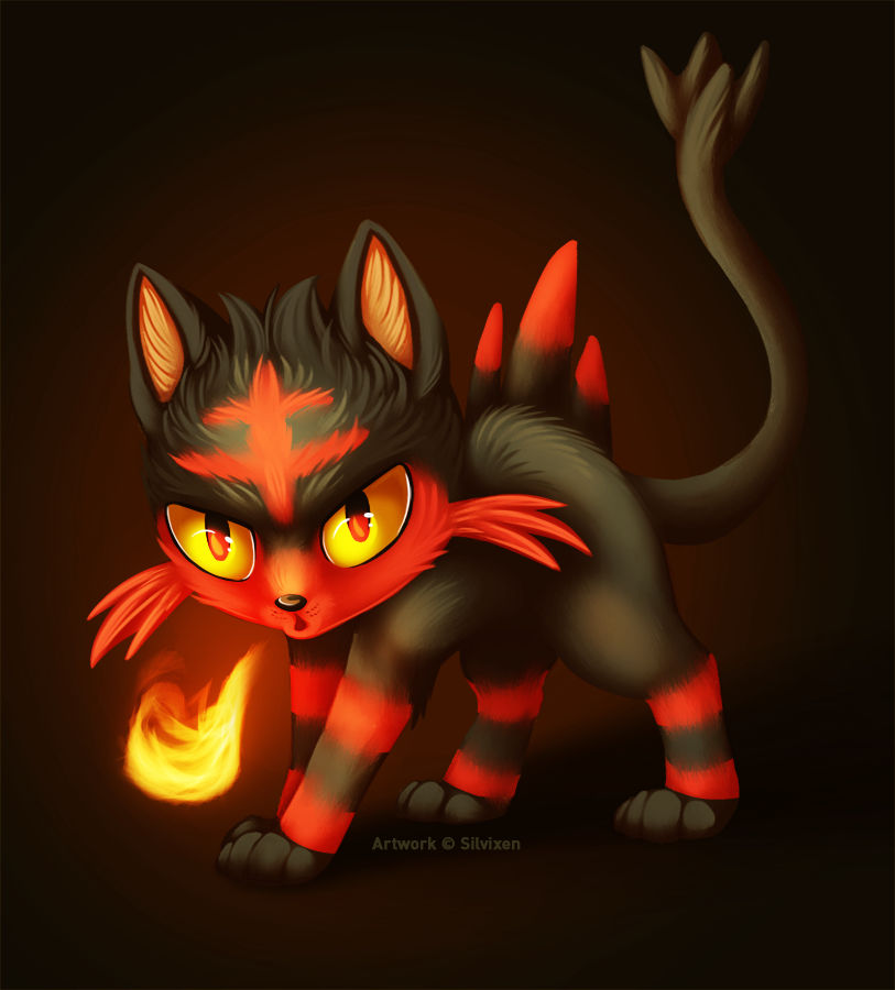Litten Variations Litten by Silvixen on DeviantArt