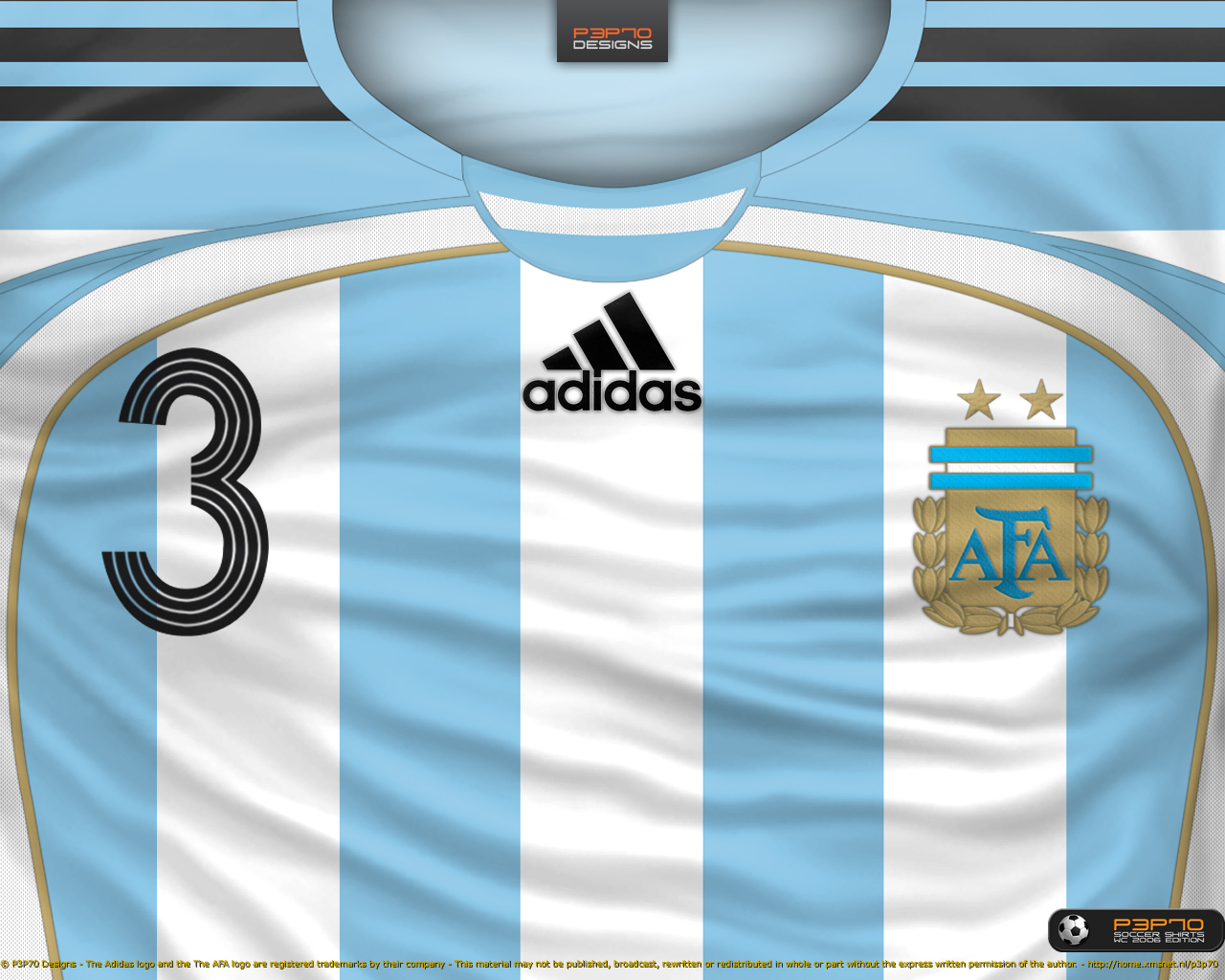 Argentina home shirt 2006