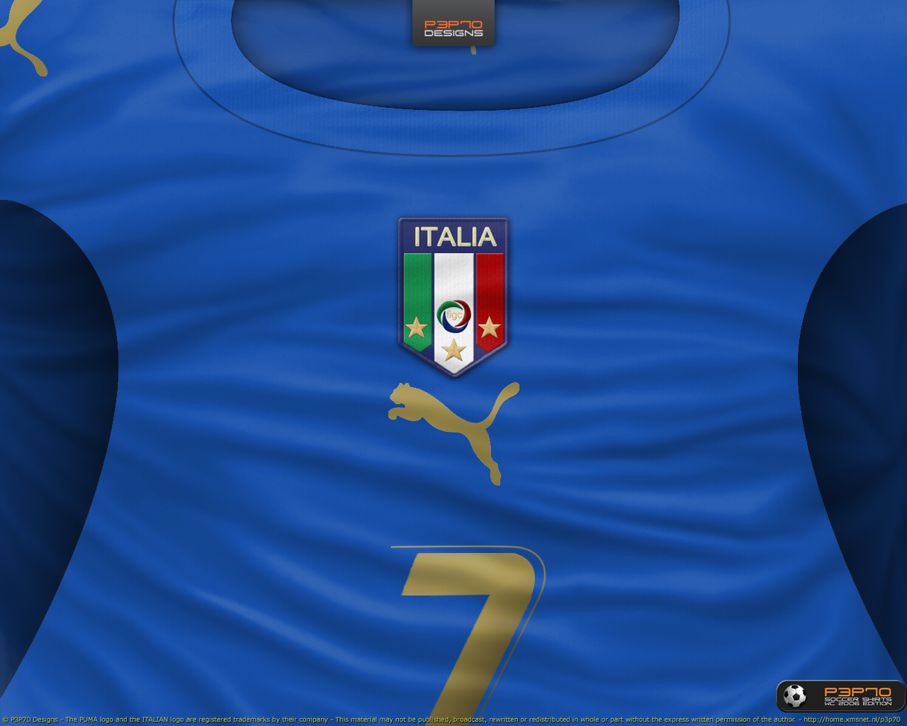 Italy home shirt 2006