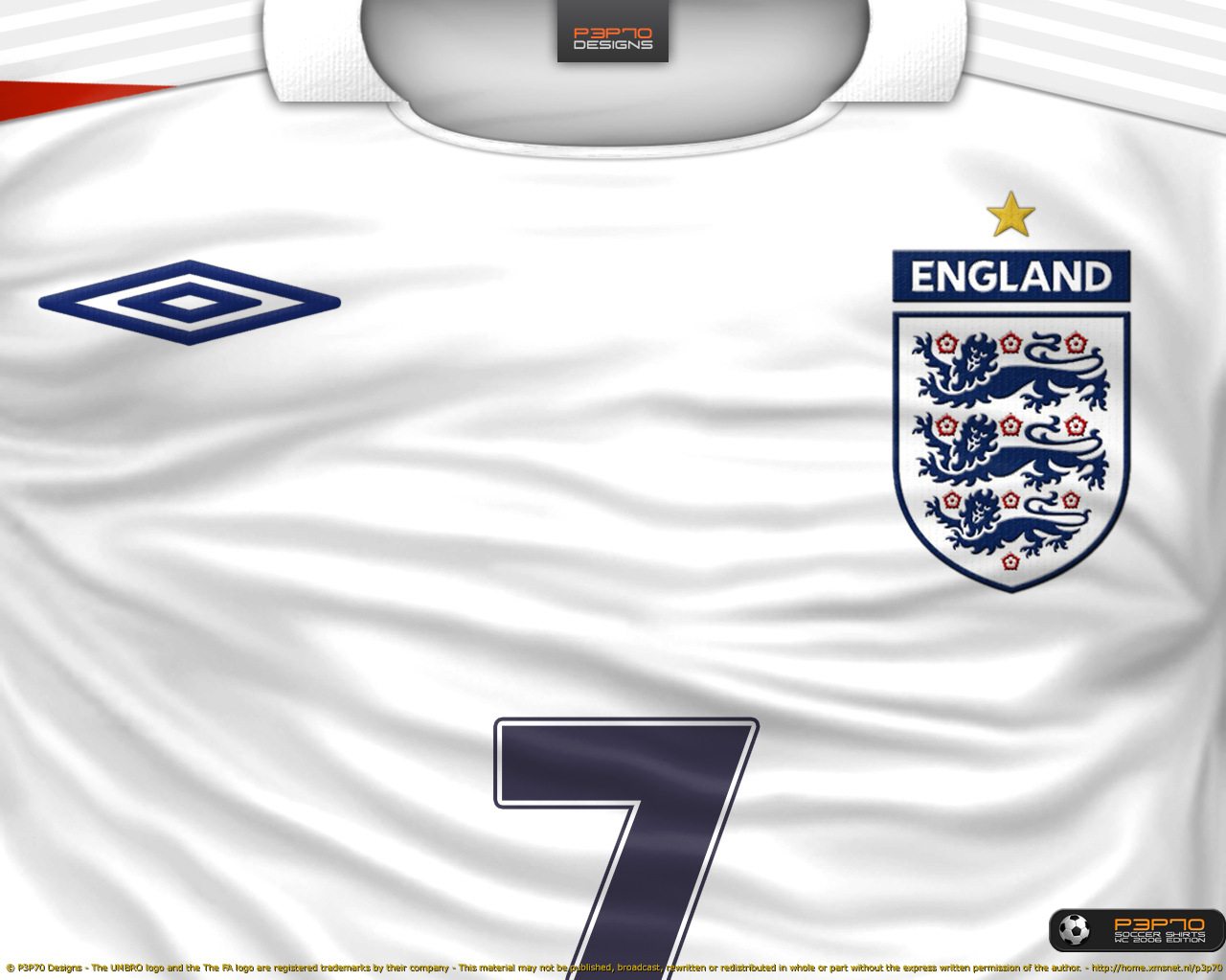 England home shirt 2006