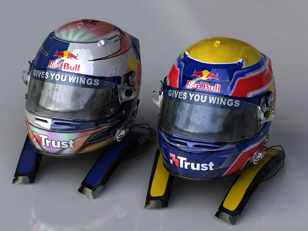 Red Bull Racing Helmets 2009