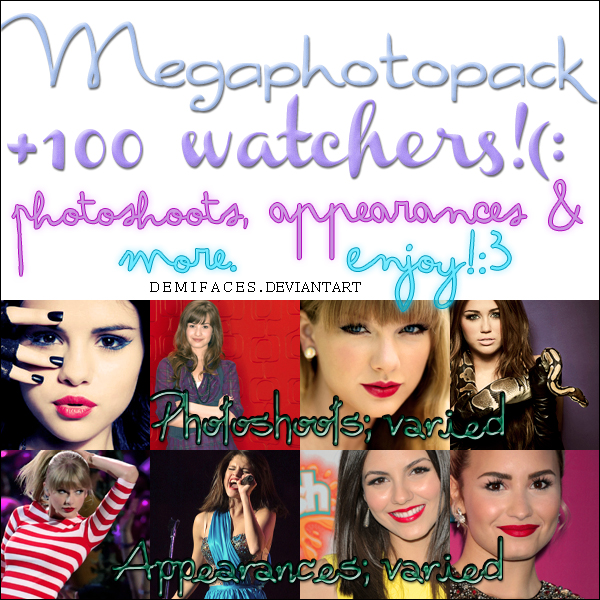 MEGAphotopack +100 watchers . MAS de 100 fotos HQ!