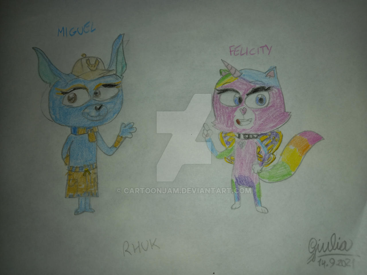 Felicity Vector Rbuk RBUK - Felicity and Miguel by CartoonJam on DeviantArt
