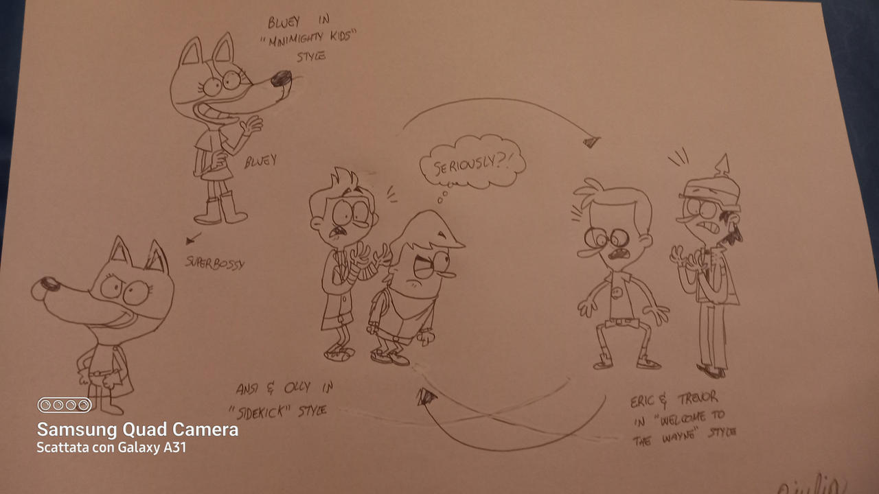 Diffrent Cartoon Style Deviantart The cartoons in different styles sketch dump by CartoonJam on DeviantArt