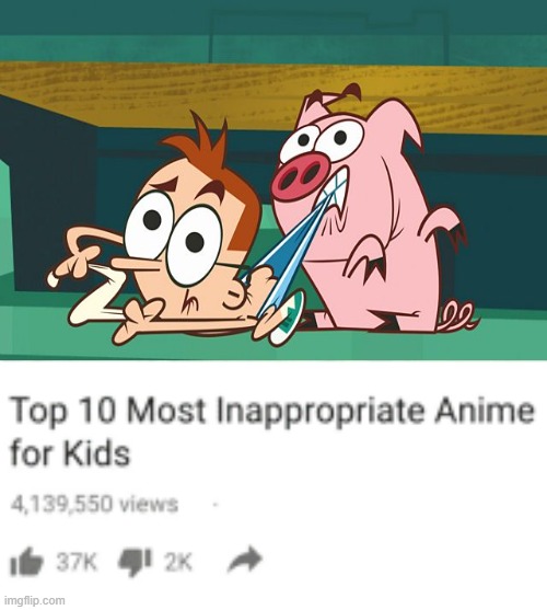 Top 10 Most Inappropriate Anime for Kids by CartoonJam on DeviantArt