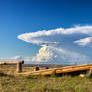 Thunderhead North of Casper Wyoming