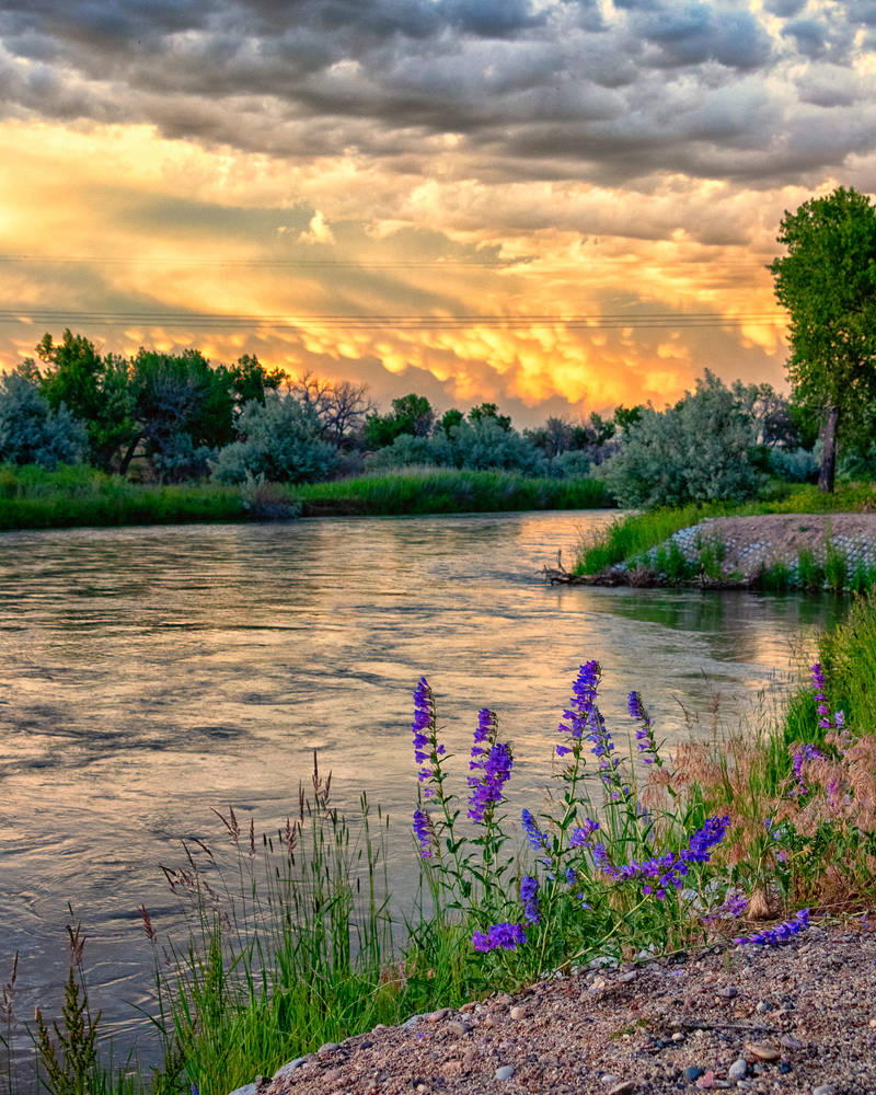 Bumpy Clouds - Platte River Natrona County Wyoming by DeTea on DeviantArt