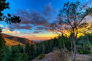 Sunset on the Pecos Wilderness