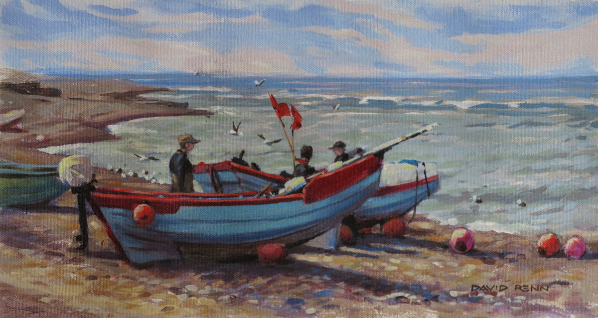 Fishing Boats, Klitmoller by postapocalypsia