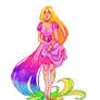 Tangled: Rainbow Rapunzel