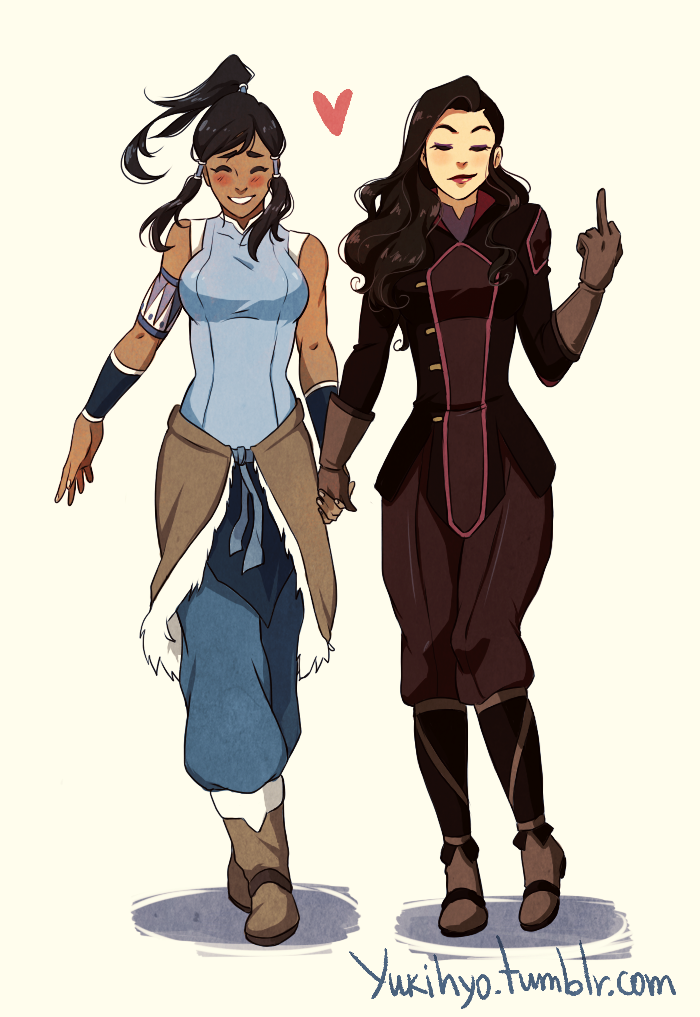 Korrasami Don't Give A Shit by YukiHyo