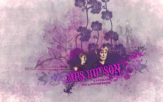 Mrs. Hudson: Purple