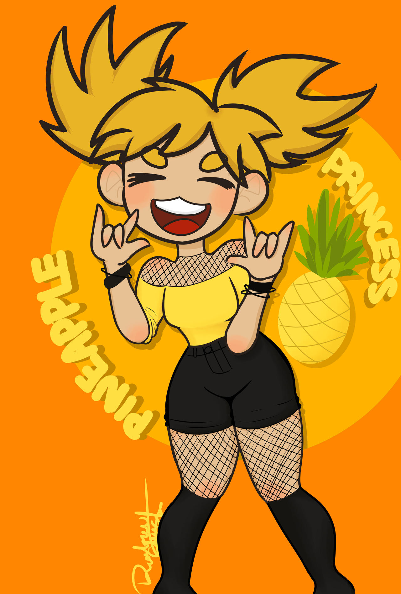 Pineapple Rave Princess by Rainbowchick01 on DeviantArt