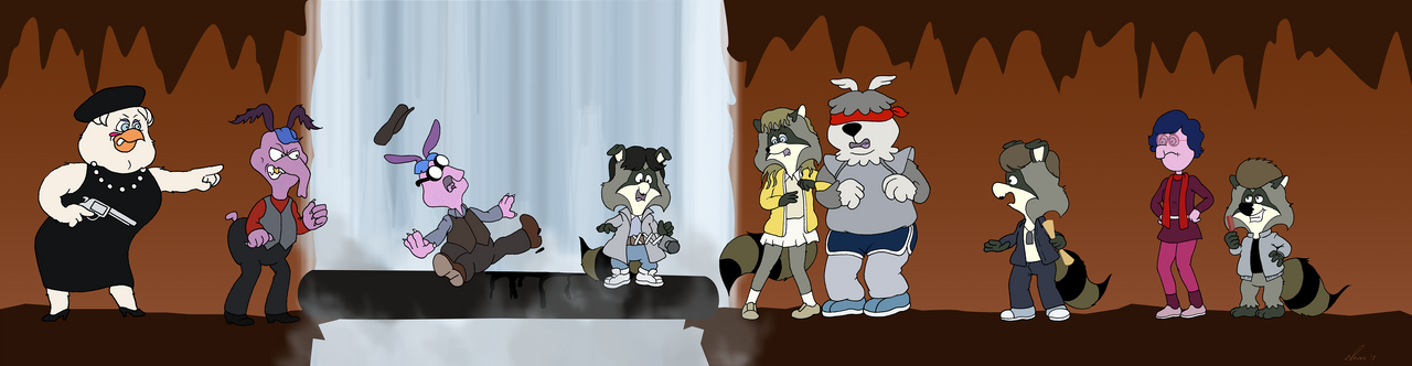 The Raccoons as The Goonies by KrDoz on DeviantArt