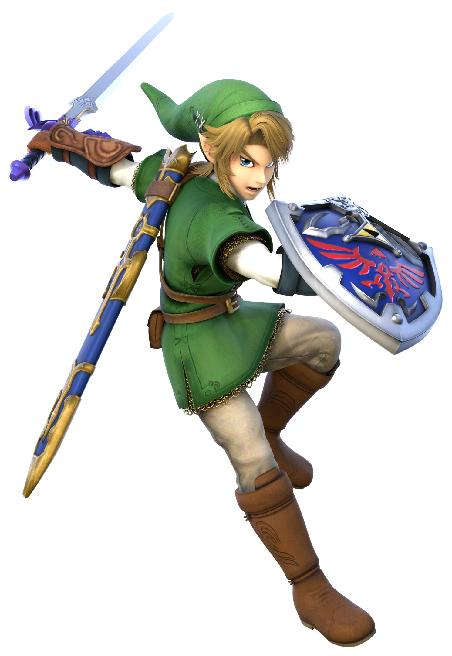 Link ( The Legend of Zelda ) Render V2 by RayLuisHDX2 on DeviantArt