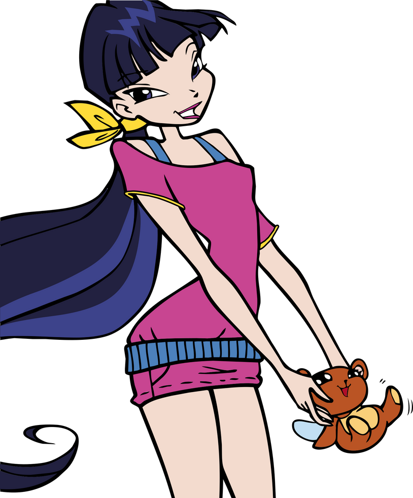 Musa π Love and Pet Musa flat color by BlackMudSwamp on DeviantArt