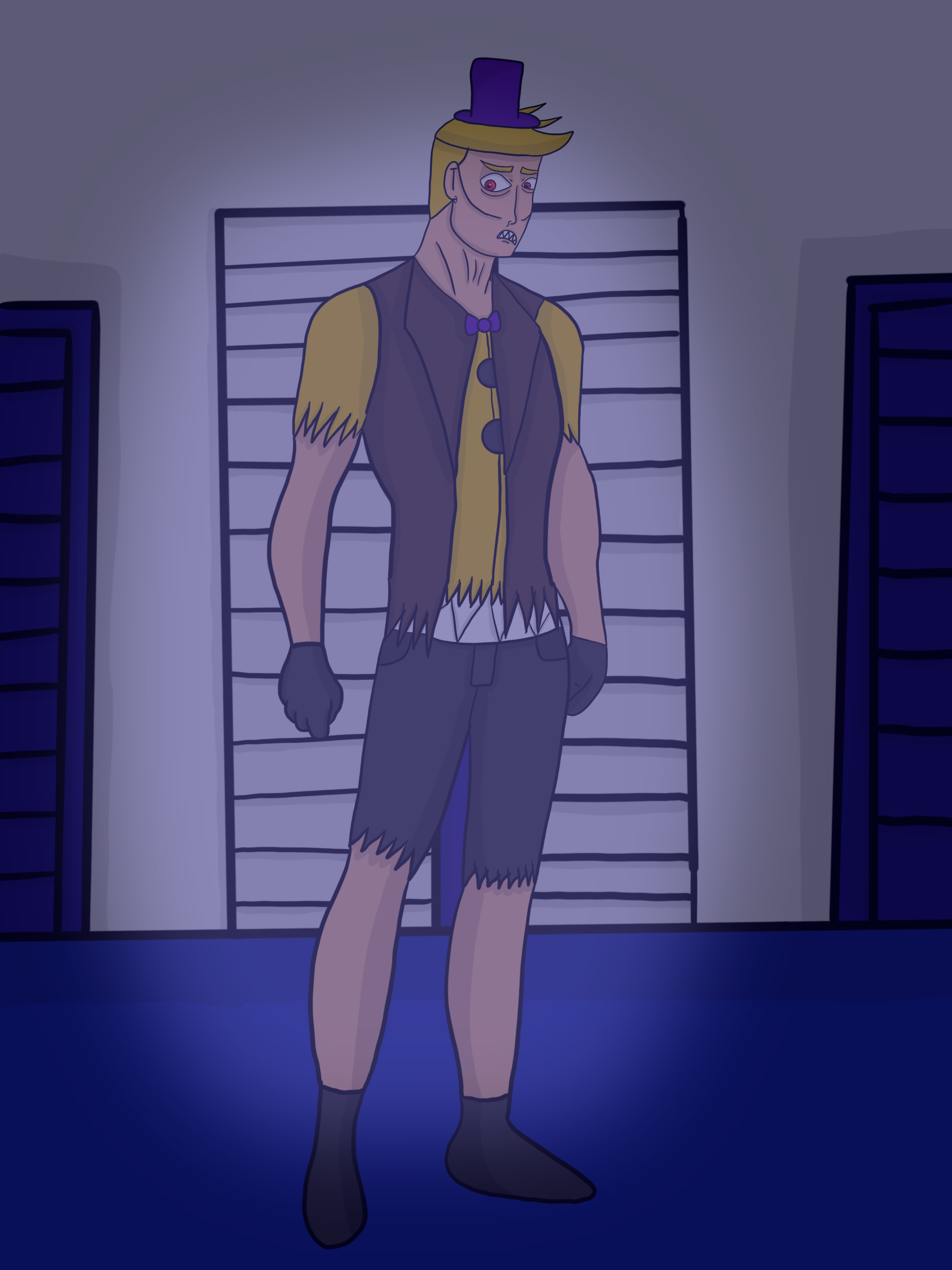 Nightmare Fred-bear by FawkesJayRyan on DeviantArt