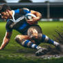 Rugby - Bit mucky out there...