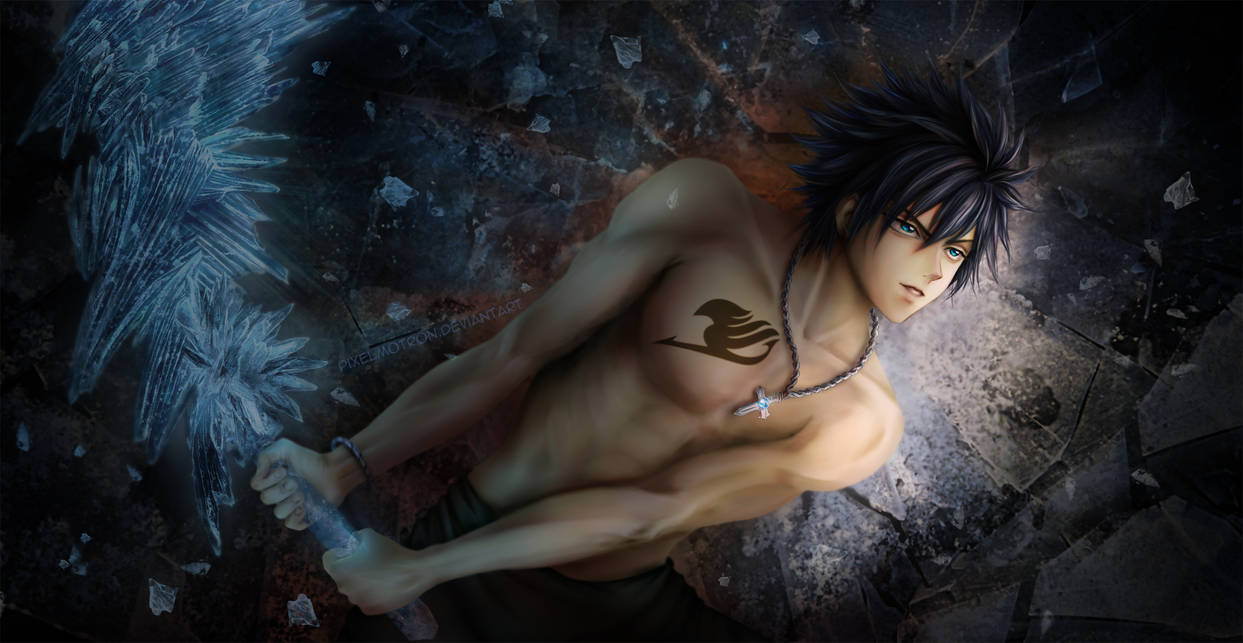 Gray Fullbuster icebringin by modrawmanga