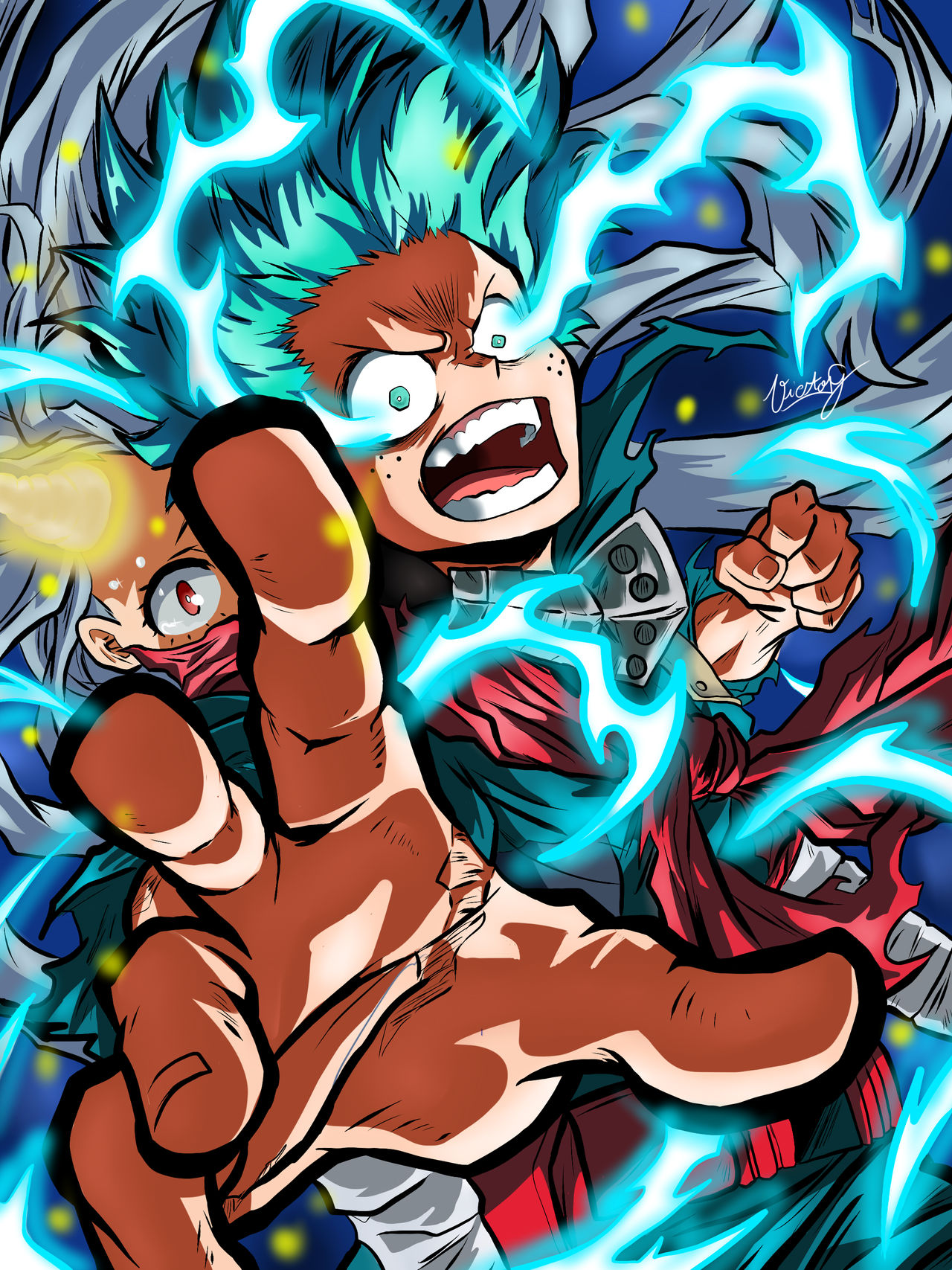 Izuku Midoriya One For All 100 By VICTORANIMEART20 On DeviantArt izuku-midoriya-one-for-all-100-by-victoranimeart20-on-deviantart