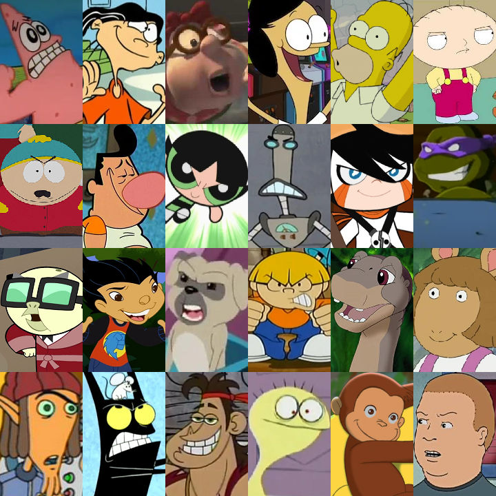 Favorite Cartoon Characters by SpongebobFan2102 on DeviantArt