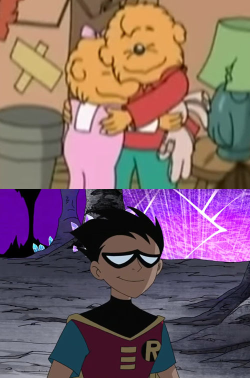 Robin Brother Robin is touched by Brother and Sister Hugging by SpongebobFan2102 on ...