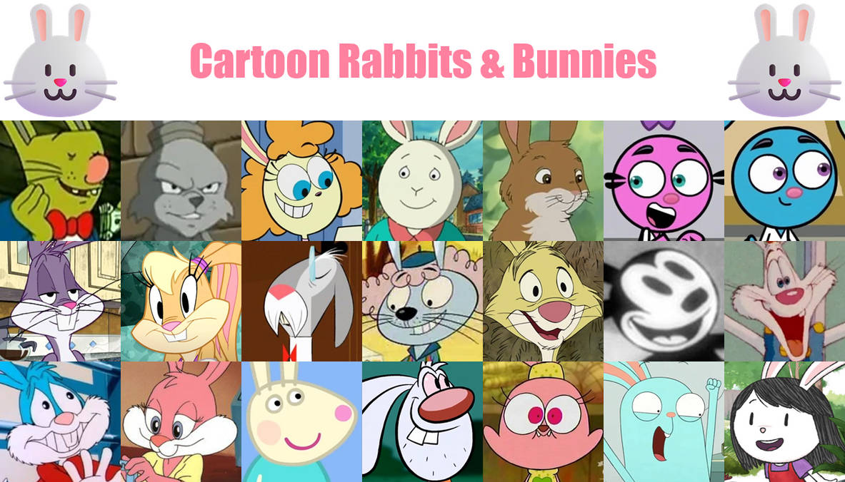 Cartoon Rabbits and Bunnies 2025 by SpongebobFan2102 on DeviantArt