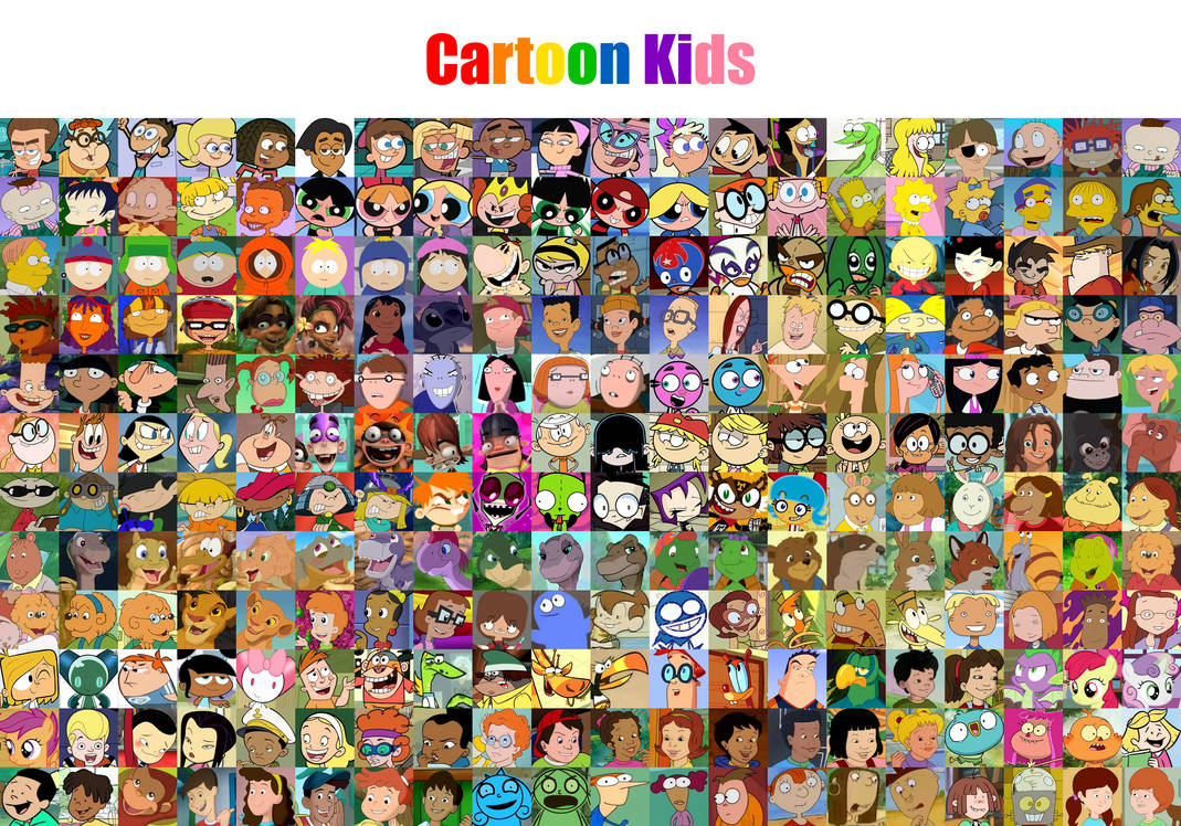 Cartoon Kids (Full Collage) by SpongebobFan2102 on DeviantArt Cartoon Kids (Full Collage) by SpongebobFan2102 on DeviantArt