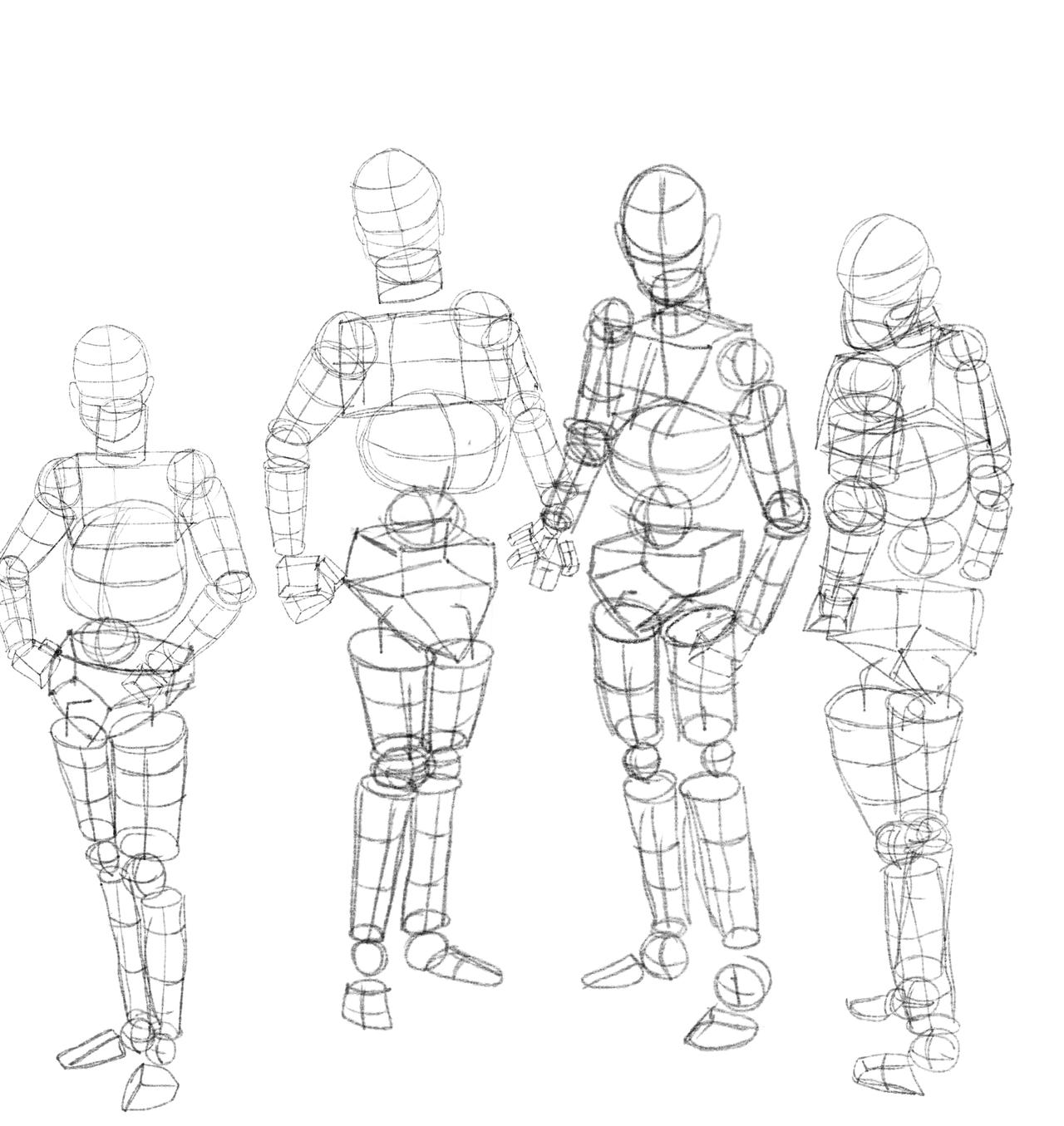 Man Figure Structure Male Figure Practice by StudioMasha on DeviantArt