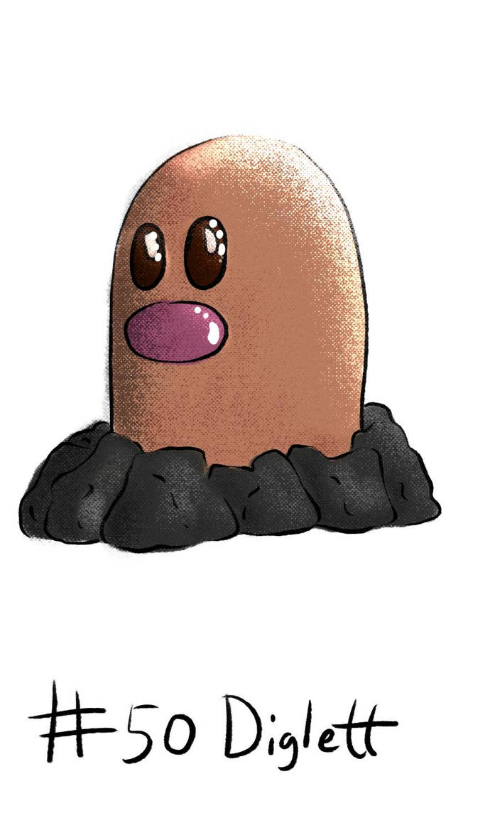 Diglett by StudioMasha on DeviantArt