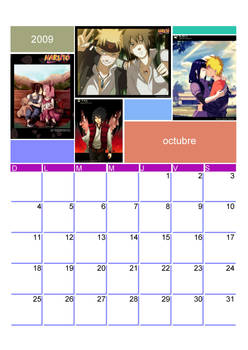 Calendario Octubre Damleg