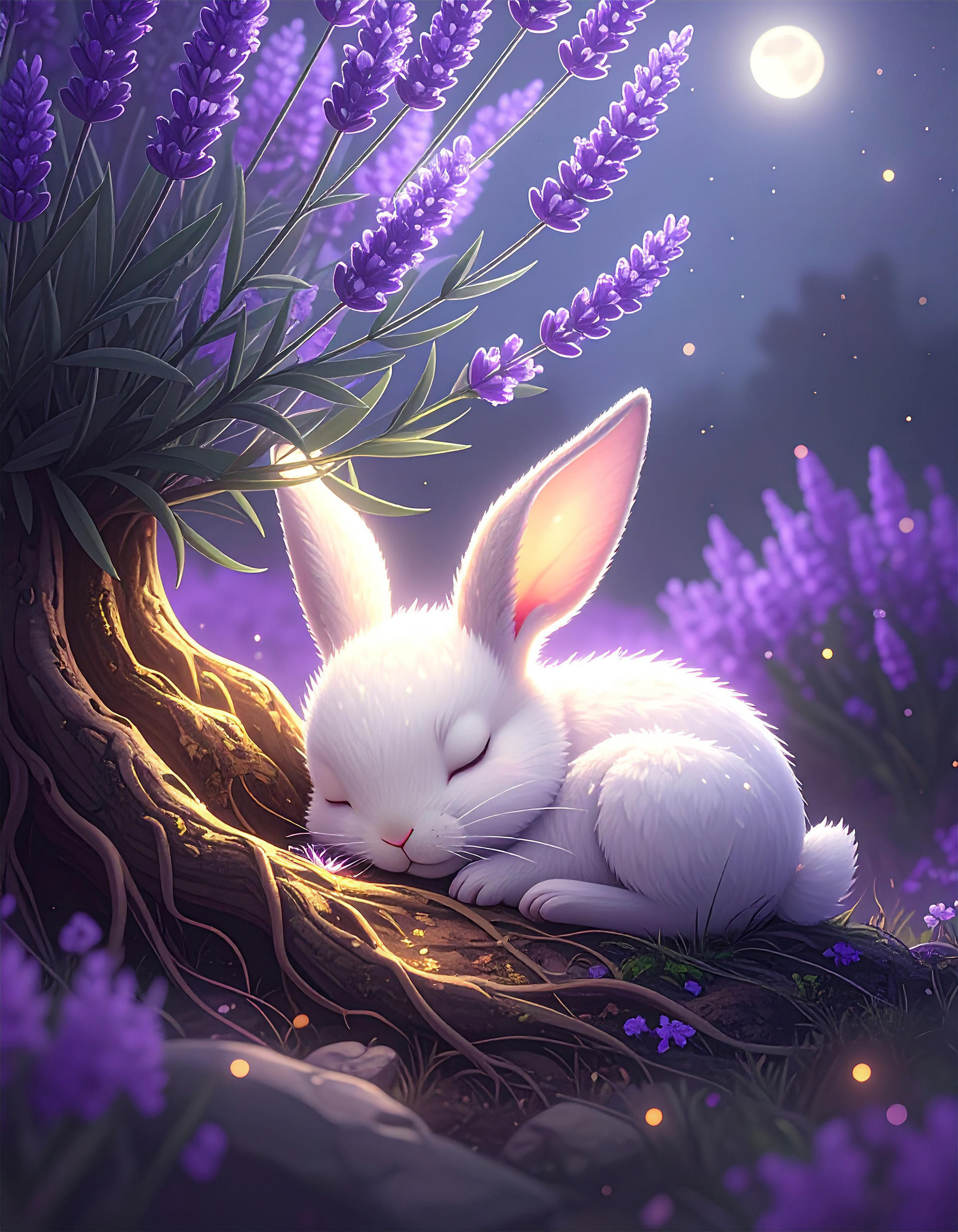 Lavender The Fire Rabbit Lavender Lullaby by ChromaNexus on DeviantArt