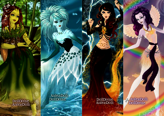 four elements- Azaleas Dolls/Doll Divine by poninator on DeviantArt