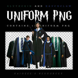 RESO 03 // Slytherin and Ravenclaw Uniform PNGs