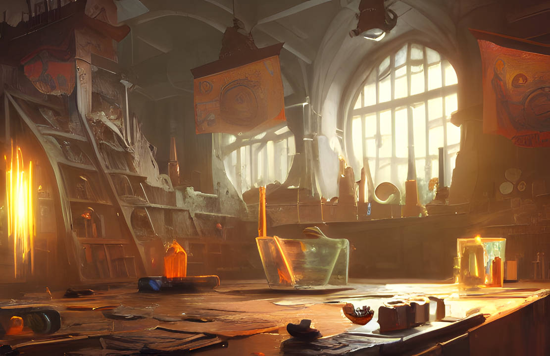 The Alchemist's Lab by NimoStar on DeviantArt