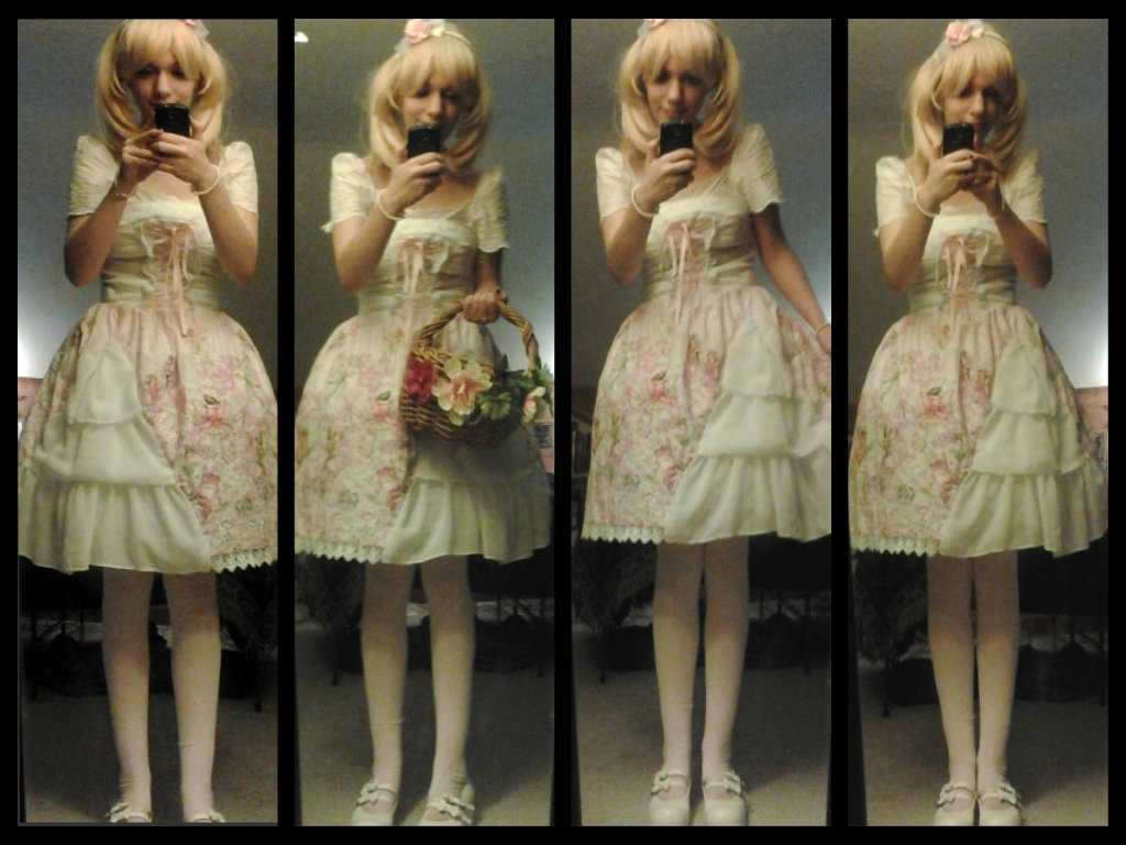 Fairy inspired lolita coordinate :)