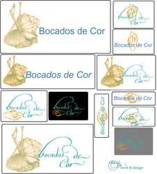 Logo for 'Bocas de Cor'