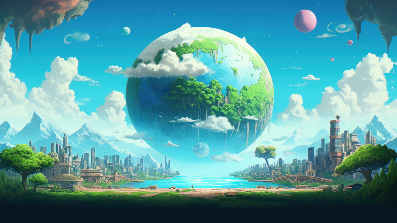 Planet Deviantart Floating Planet by AnsariMohammed on DeviantArt