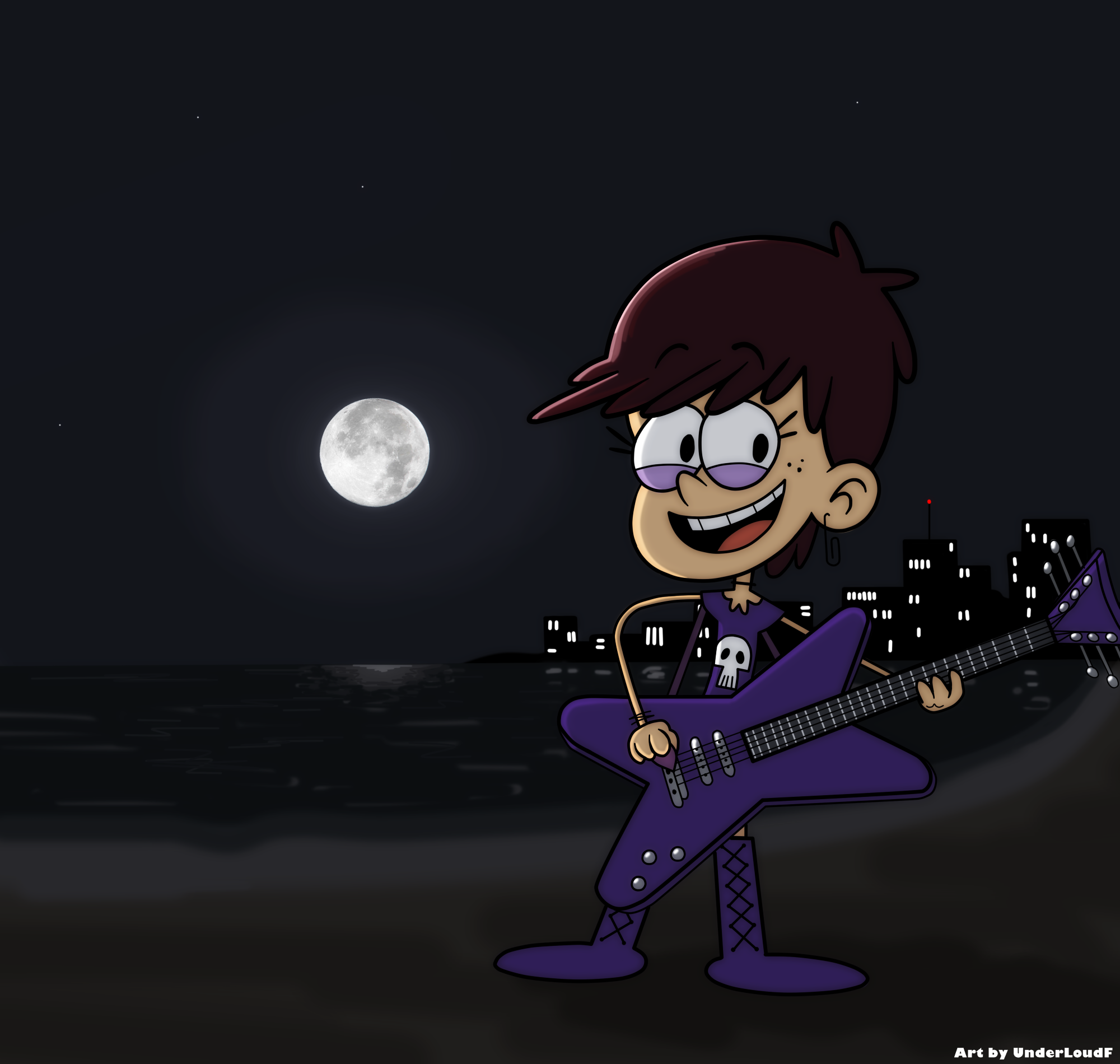 TLH: The Rockstar and the Moon by UnderLoudF on DeviantArt