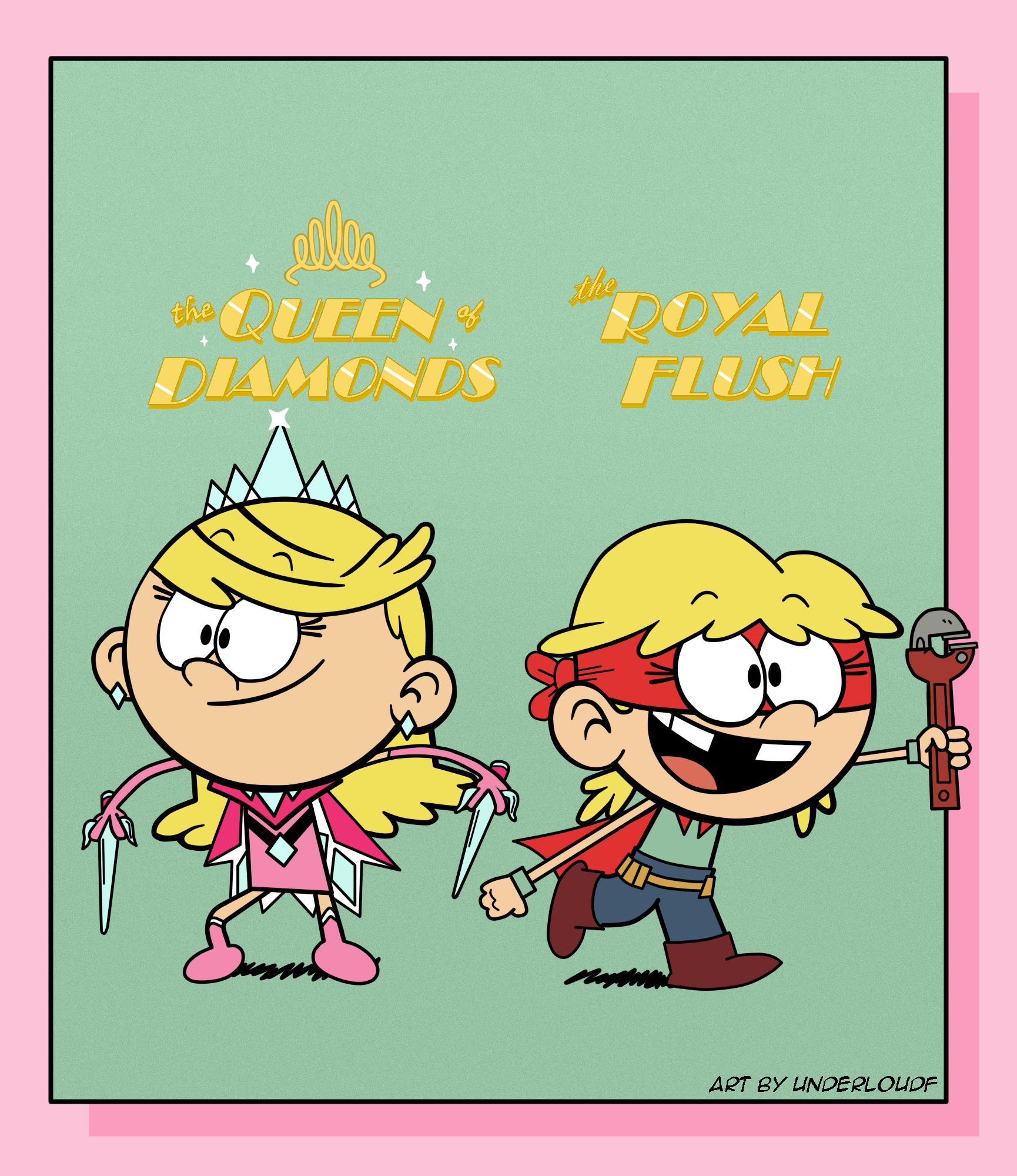 Tlh Q Of Diamonds The Royalflush Commission By Underloudf On Deviantart