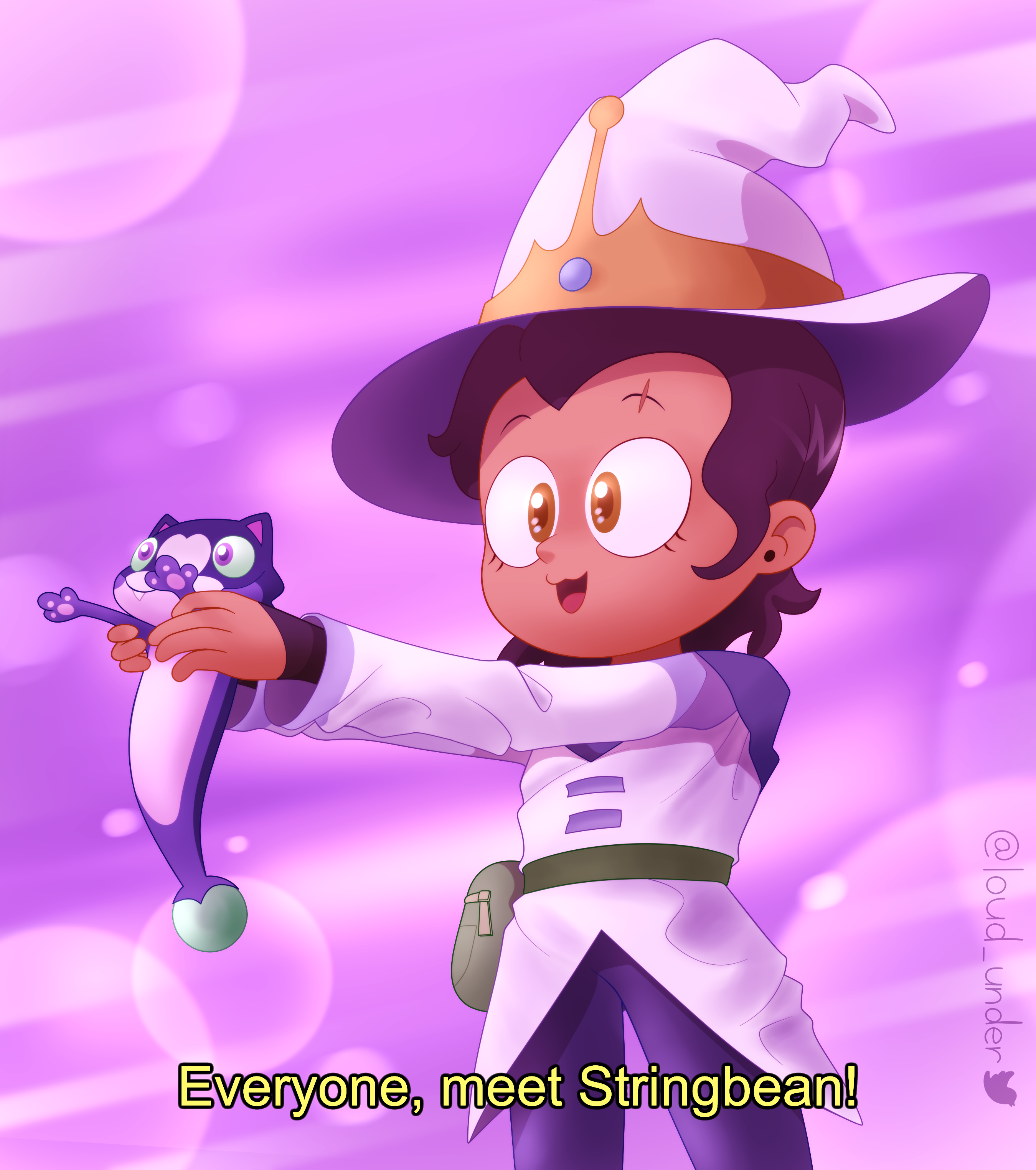 The Owl House: Luz and Stringbean by UnderLoudF on DeviantArt